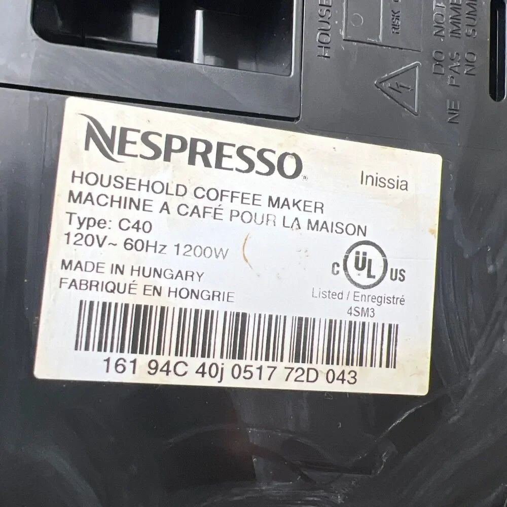 Nespresso inissia c40